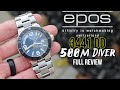 epos 500m swiss made dive watch full review