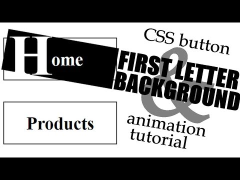 Creative CSS Button Animation Tutorial | Text Hover Effect