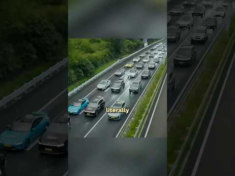 Most Brutual Self-Driving Test by Chinese Company #tesla #huawei #china #byd #car #fsd