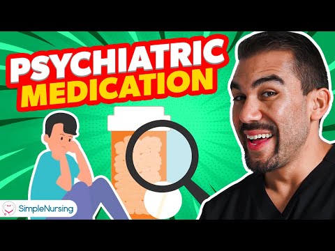 Pharmacology - Psychiatric Medications for nursing RN PN (MADE EASY)