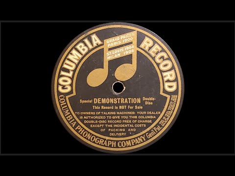 Columbia Special Demonstration Double-Disc 1910