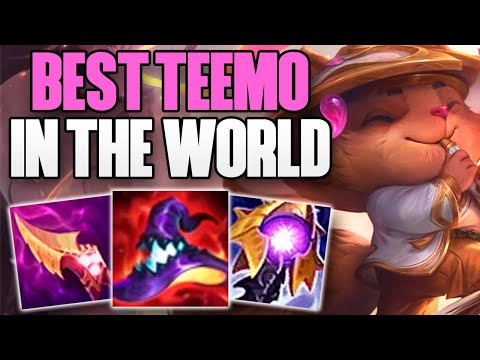 INCREDIBLE GAMEPLAY BY THE BEST TEEMO IN THE WORLD! | CHALLENGER TEEMO TOP GAMEPLAY | 11.20 S11