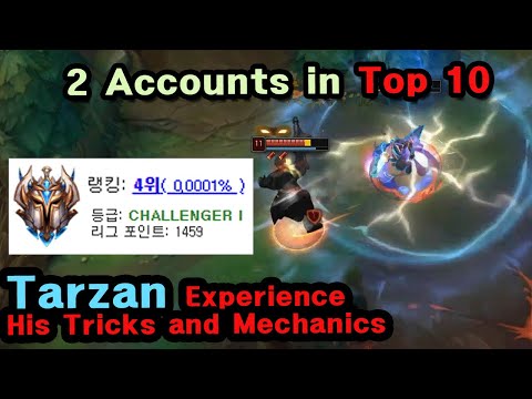 The Best Jungler of KR Solo Q : Tarzan Tricks and Mechanics