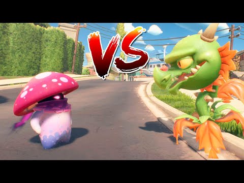 CHAMPI NOCTURNA VS BOCA DE DRAGON | Plants Vs Zombies: Battle For Neighborville