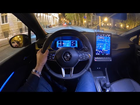 New RENAULT CAPTUR FACELIFT 2025 - NIGHT POV test drive & REVIEW (Techno, FULL HYBRID)
