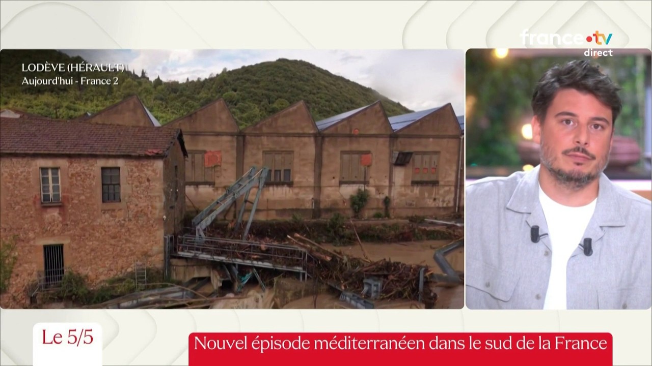 Nouvel épisode méditerranéen dans le sud de la France - Le 5/5 de Lorrain Sénéchal