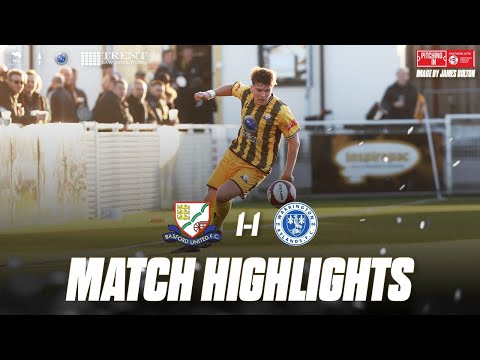 HIGHLIGHTS - Basford United 1-1 Warrington Rylands - Northern Premier League, Premier Division.