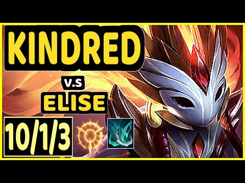 DIAMONDPROX (KINDRED) vs ELISE - 10/1/3 KDA JUNGLE CHALLENGER GAMEPLAY - EUW