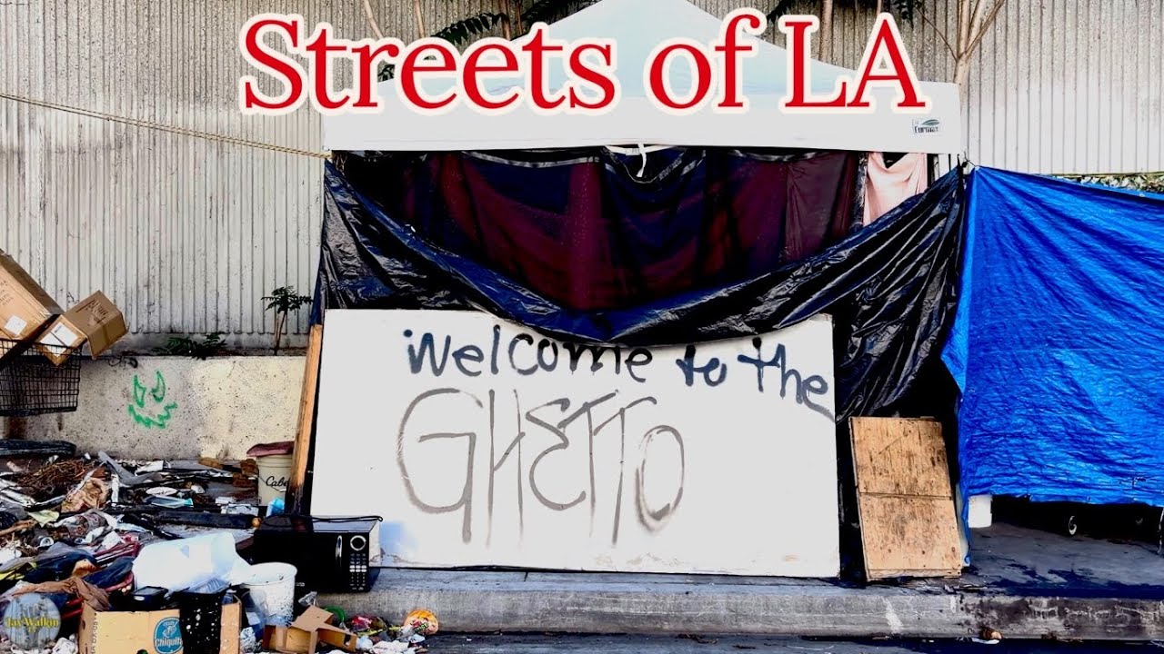 🗑️ Streets of LA ☀️| Los Angeles, California USA 🇺🇸 [4K]