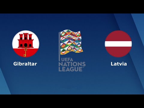 Gibraltar vs Latvia ⚽ UEFA Nations League Playoff  | Marble Soccer Simulation