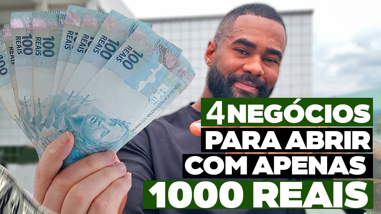 4 BUSINESSES TO START WITH UP TO 1000 REAIS IN 2025