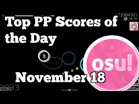 [osu!] Top Ranked PP Plays of November 19 |  Applett, CutPaper, Jabahh, Mastasz, Montenegr