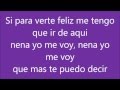 El Refugio-Si Para Verte Feliz-testo 