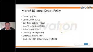 WEBINAR: Micro810 como Smart Relay, y programación de funciones desde su pantalla LCD
