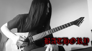 Bathory - In Nomine Satanas (Guitar Cover)