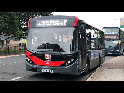 Gateshead Central Taxis: Dennis E20D ADL Enviro200MMC YX21 RUJ on the 19