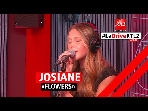 Josiane interprète "Flowers" dans #LeDriveRTL2 (17/04/24)