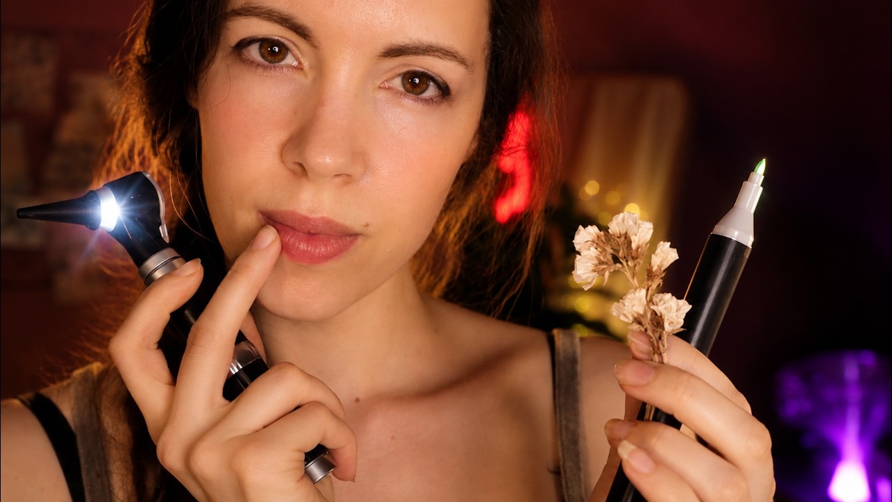 ASMR Personal Attention | Ear Cleaning & Decorating 🌸