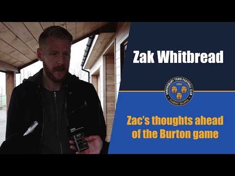 INTERVIEW | Zak Whitbread pre Burton Albion (A) - Town TV