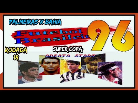 Futebol Brasileiro 96 - Snes: Palmeiras x Bahia