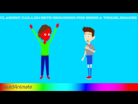 classic caillou gets grounded for being a troublemaker