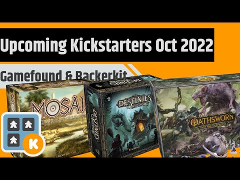 Upcoming Kickstarter & Gamefound & Backerkit Board Games for October 2022