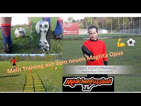 Mädchenfussball TV -Mein Training mit den neuen Magista Opus