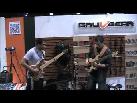 Encore Jam with David Dyson and Damian Erskine at Gruv Gear Booth Winter NAMM 2012
