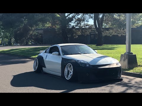 Truhart air suspension install 350z