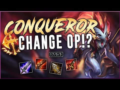 RANK 1 KINDRED ABUSES NEW CONQUEROR IN CHALLENGER (ACTUALLY OP) - League of Legends