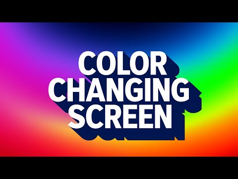 NEON Changing Color - Fast colour changing screen - Dance Funky SONG