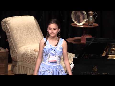 11-yr. old Angelina Leyva performing "Crazy Bone Rag" by Charles L. Johnson (1913).