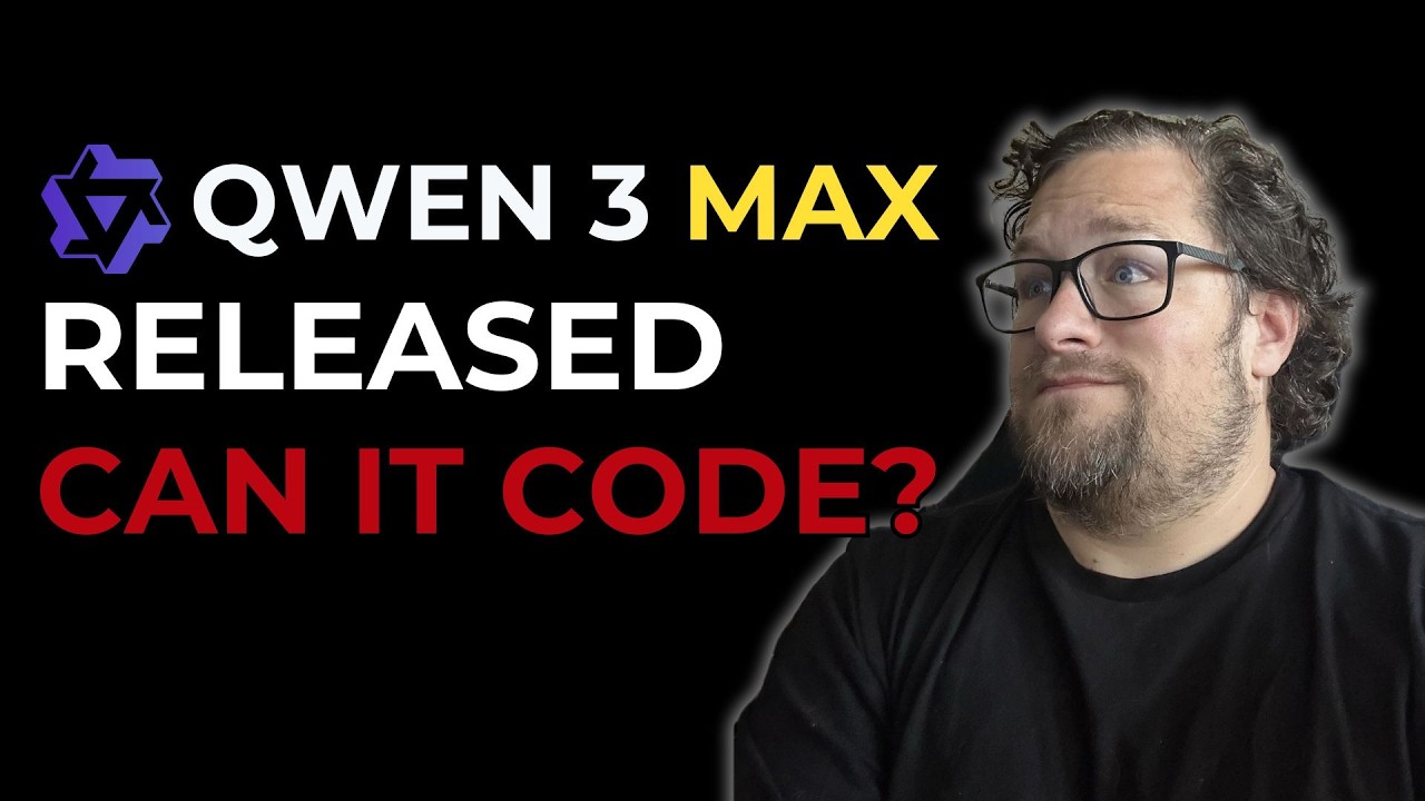 Qwen's biggest AI model Qwen 3 Max... but should you use it to code?