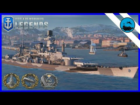 Scharnhorst 127k Damage - Standard Battle | World of Warships Legends
