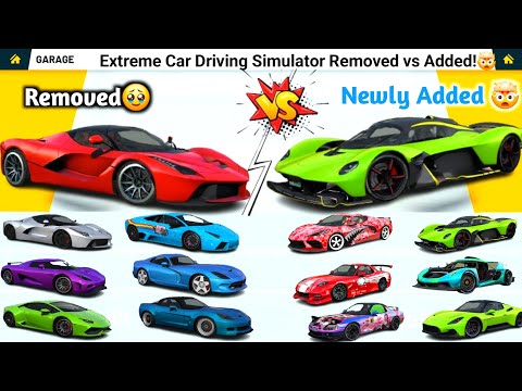 All Removed Cars vs New Cars! 🤯 | Extreme Car Driving Simulator!🔥