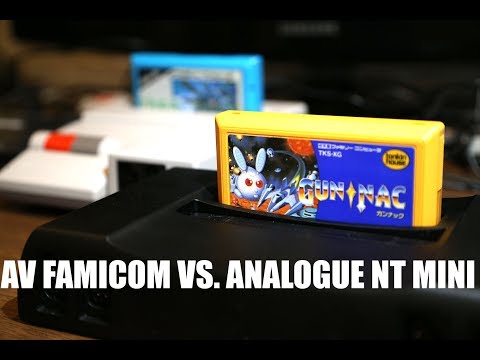 NINTENDO AV FAMICOM vs ANALOGUE NT MINI competitive review from Classic Game Room