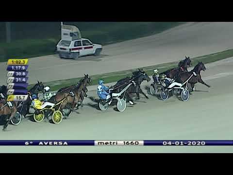 Aversa trotto 4 Gennaio 2020 - 6° Corsa