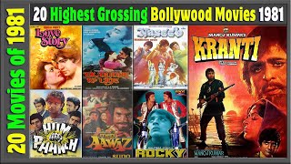 Top 20 Bollywood Movies Of 1981  Hit or Flop  1981