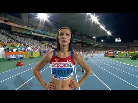 Natalya Antyukh wins 400m Hurdles in  European Athletics Championships 2010