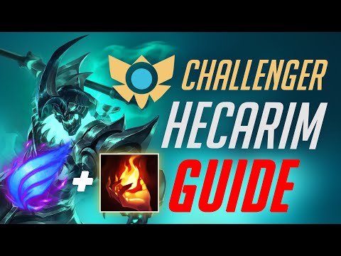 CHALLENGER HECARIM GUIDE - Carry in Low Elo with Hecarim Jungle Season 10