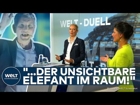 TV-DUELL: Wagenknecht vs. Weidel! Kuscheln, Kontroversen - keine Koalition? Streit um Höcke!