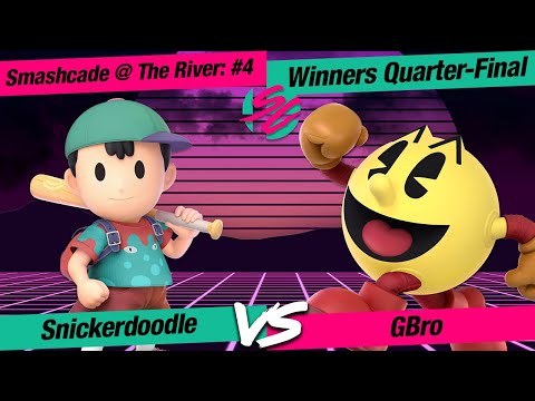 Smashcade @ The River #4 - SSBU - WQF: Snickerdoodle (Ness) vs GBro (Pac-Man)