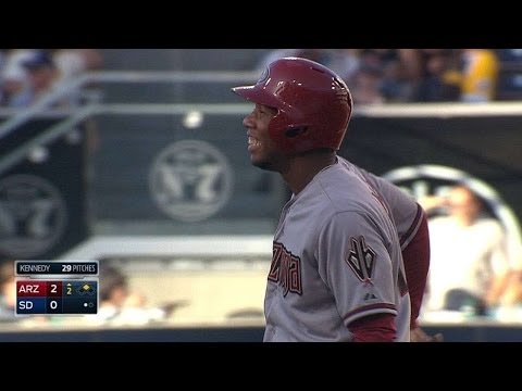 ARI@SD: Marte hits an RBI double to right field