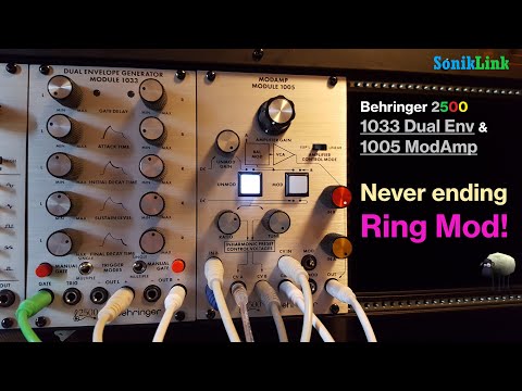 Демонстрация использования модулей Behringer 1033 и 1005