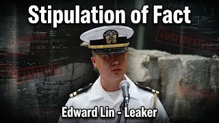 Stipulation of Fact - Edward Lin the MH370 Video Leaker