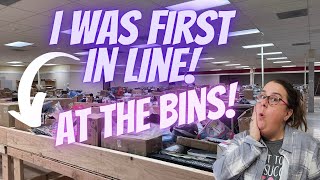 First in Line on $15 Day at the Liquidation Bin Store!