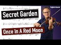 Secret Garden Once In A Red Moon | Violin Sheet Music | Piano Accompaniment