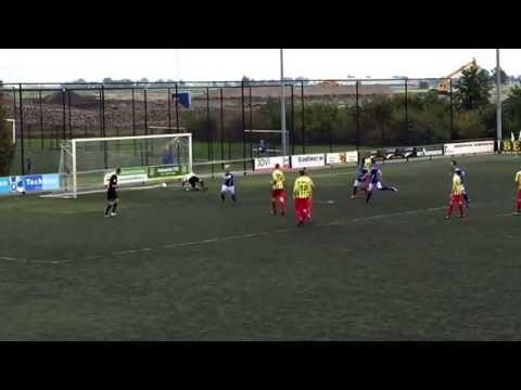 De 2-3 en tevens eindstand bij FVC - Hoogeveen kwam tot stand vanaf de stip.