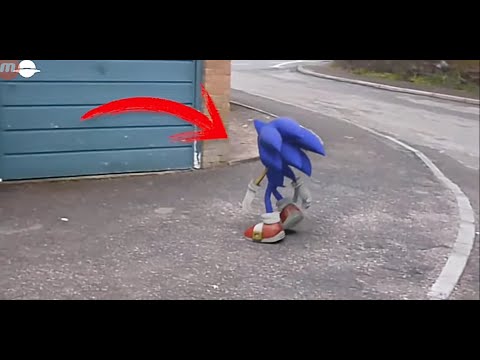 respect💯 😱🤯 três aparições de Sonic na vida real⚠️montagem fake⚠️ #respectmoments #phonictiktok