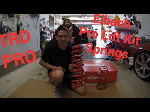4Runner TRD Pro Eibach pro lift kit spring install